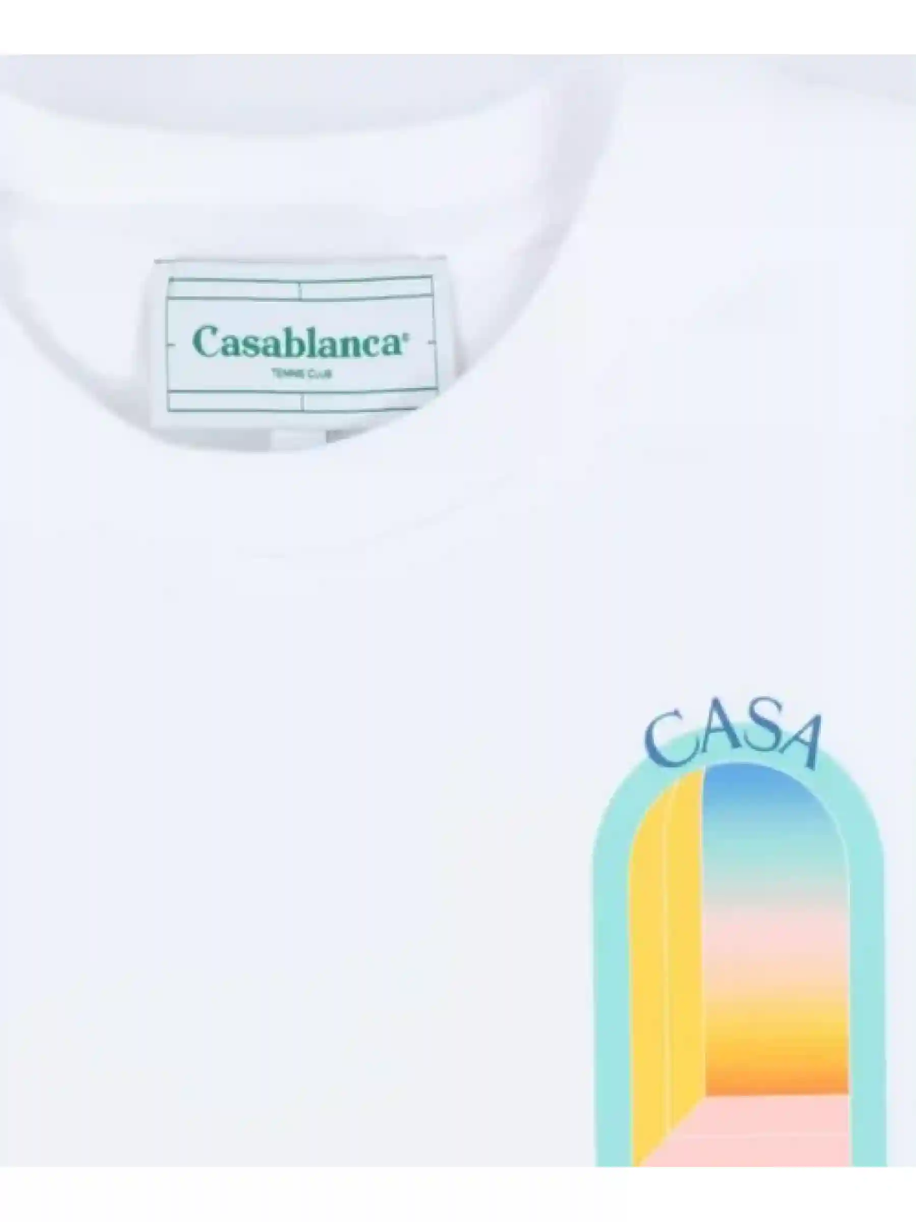 Casablanca T-Shirt L'Arche de Nuit - WHITE - Image 2