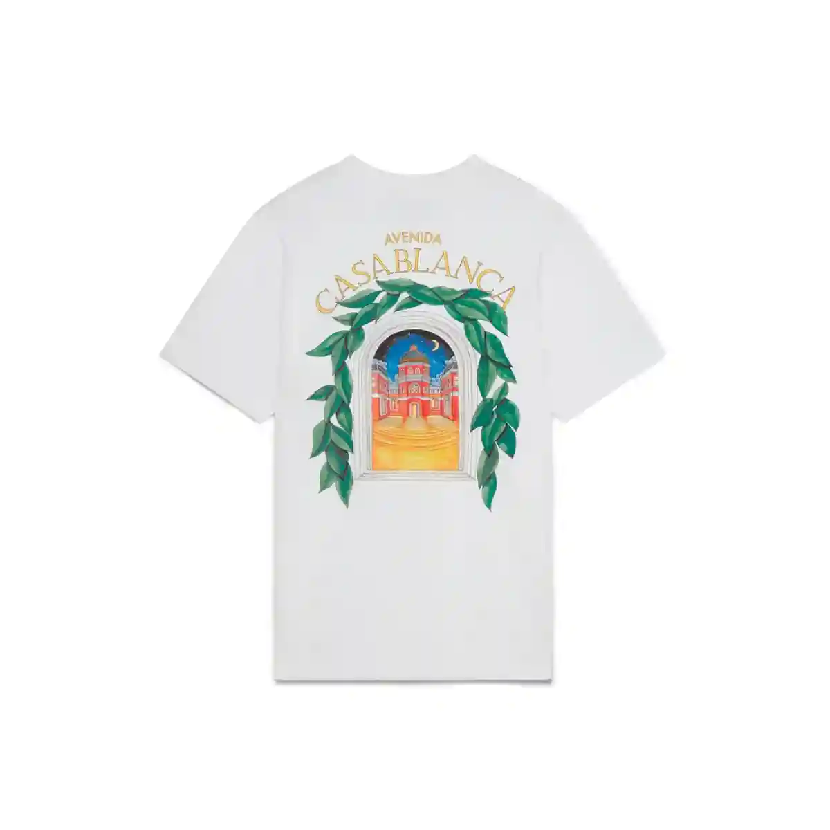 Casablanca Avenida T-Shirt – WHITE