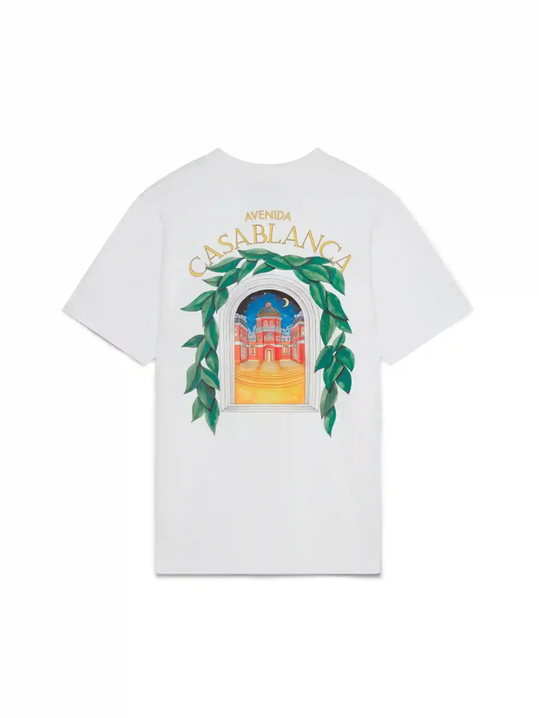 Casablanca Avenida T-Shirt - WHITE