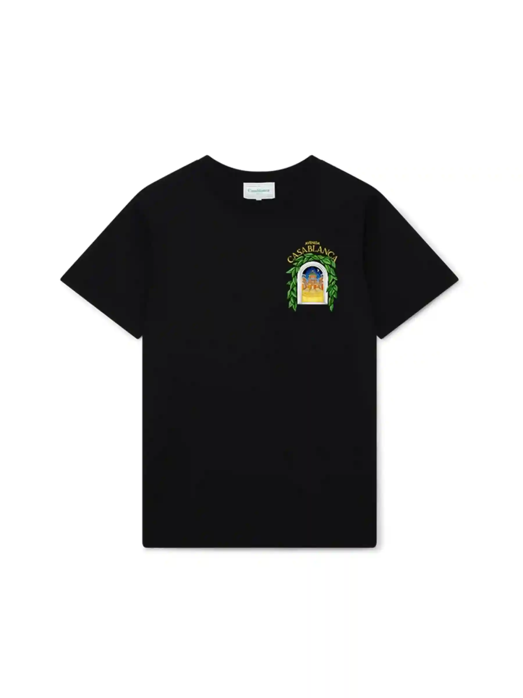 Casablanca Avenida T-Shirt - BLACK - Image 2