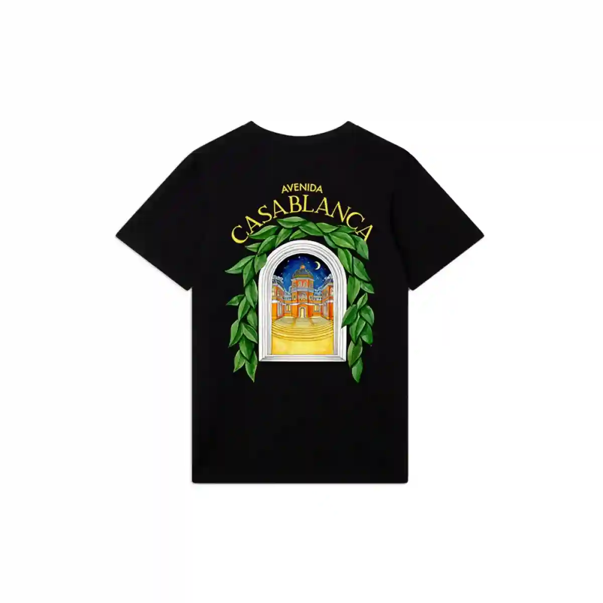 Casablanca Avenida T-Shirt – BLACK